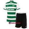 Virallinen Fanipaita + Shortsit Sporting CP Kotipelipaita 2021-22 - Lasten